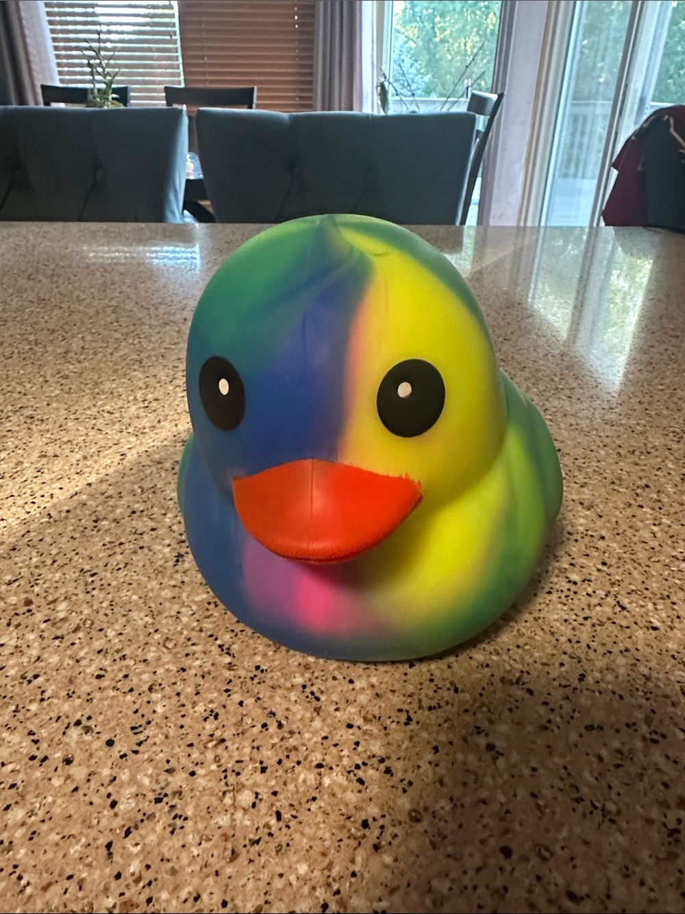 Colorful Rainbow Duck Kids Toy - Multicolor
